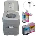 BB Sport Toilette Portatile Chimico FRESH DELUXE Campeggio WC, Campingtoiletten Varianten:WC + 2 x 5L + polizia siringa