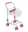 Bayer Chic 2000 760-20 Einkaufswagen für Kinder, Supermarktwagen, Kaufladen-Zubehör, 3 - 7 Jahre, pink, 41 x 30 x 58 cm