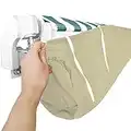 Funda Protectora Toldos, 420D Oxford Tarpaulin Awning Bolsa de Almacenamiento Solar Impermeable contra la Nieve de Polvo, para Patio Cubierta Retráctil, Jardín Al Aire Libre y muebles (3 M Beige)