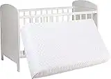 Baby Travel Cot Mattress – Toddler Bed, Crib Extra Thick Foam - Fits Most Graco/M&P Cots - Breathable & Anti Allergenic Removable Washable Cover (93cm x 64cm x 6cm)