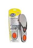 Scholl Liquiflex Extra Supporto, Solette Regolabili Anti-Odore in Memory Foam con Tecnologia 5 in 1 per Scarpe da Lavoro, Stivali e Scarpe Antinfortunistiche, Taglia S (35.5-40.5)