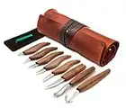 BeaverCraft Deluxe Wood Carving Kit S18X - Wood Carving Knife Set - Spoon Carving Tools Set - Whittling Knives Kit - Woodworking Kit Wood Carving Tools Kit Large Whittling Kit S18X