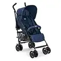 Chicco London Up Leichter Zusammenklappbarer Kinderwagen von 0 Monaten bis 15 kg, Verstellbarer und Kompakter Kinderbuggy mit Frontbügel, Schlafposition, Regenschirmverschluss