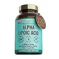 120 Alpha Lipoic Acid (ALA) 100mg Capsules - (4 Months Supply) Food Supplement Nervous System Support - UK Manufactured