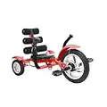 Mobo Tri-601R Mini Luxury Three Wheeled Cruiser (Red, 12-Inch)