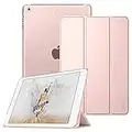 FINTIE Case for iPad Mini 3 / 2 / 1 - Lightweight Smart Slim Shell Translucent Frosted Back Cover Protector Supports Auto Wake / Sleep for Apple iPad Mini 1 / Mini 2 / Mini 3, Rose Gold