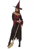 Ciao- Strega Rossa costume travestimento ragazza donna (Taglia unica adulto)