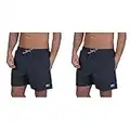 Ript Essentials Men's Ript Essentials Quick Dry Uv 50 Sun Protection Swimming Swim Shorts Trunks, Navy, L