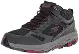 Skechers Men's GOrun Altitude - Trail Running Walking Hiking Shoe with Air Cooled Foam, Charcoal, 10.5