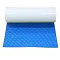 Hjdeck Boat Flooring DIY Surfboard Traction Pad Deck Grip Mat, 94.5"x23.6" EVA Foam Boat Decking Non Slip Marine Carpet for Fishing Boat Kayak RV Surfboard SUP Paddle Board Blue Diamond Cushioning Pad