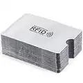 ZLXFT RFID Mangas de Bloqueo,Protectora RFID para Tarjetas de Crédito，Protector de Tarjeta de Crédito Antirrobo, Anti Fraude Protección RFID NFC, Evite el Robo de Identidad