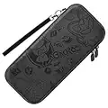 PALPOW Pochette Switch Compatible avec Nintendo Switch/OLED, Housse de Transport Switch Portable avec 10 Emplacements de Cartes de Jeux et Stockage pour Accessoires – Noir