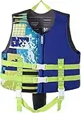 OldPAPA Kids Swim Vest, Toddler Float Jacket for Boys & Girls, Swimwear Floaties with Adjustable Safety Straps, Swim Trainer Vest for Pool & Water Sports, 10-15 kg/2-3 Years