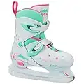 Lake Placid Girls Nitro 8.8 Adjustable Figure Ice Skate, Mint, Large (4-7)