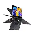 ASUS ZenBook Flip S13 Slim Laptop, 13.3” 4K OLED Touch, Intel Evo Platform Core i7-1165G7, 16GB RAM, 1TB SSD, Thunderbolt 4, TPM, Windows 11 Pro, AI Noise-Cancellation, Jade Black UX371EA-XH76T