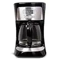 BLACK+DECKER 12-Cup Programmable Coffee Maker, Black