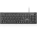 Rii RK907 USB - Teclado con Cable, QWERTY español, Negro