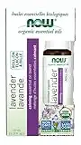 NOW Organic Lavender Essential Oil Roll-On, 10mL