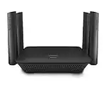 Linksys RE9000: AC3000 Tri-Band Wi-Fi Extender, Wireless Range Booster for Home, 4 Gigabit Ethernet Ports, Works with Any Wi-Fi Router (Black)