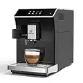 Mcilpoog WS-203 Super-automatic Espresso Coffee Machine With Smart Touch Screen For Brewing 16 Coffee Drinks(BLACK)