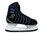 SOFTMAX - Insulated Ice Skates for Men - Soft, Comfortable and Breathable Boots for Ice Skating (Black, Size 9)