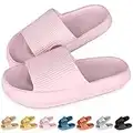 Cozislides Original Slippers Cloudyzz Schlappen Wolke Hausschuhe Gummi Home Slippers Badeschuhe rutschfeste Pantoletten Sommer Garten Badelatschen Flip Flops für Damen Herren Rosa 40/41 EU