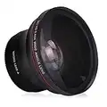 Hisewen 52MM 0.43x Professional HD Wide Angle Lens (w/Macro Portion) for Nikon D7100 D7000 D5500 D5300 D5200 D5100 D3300 D3200 D3100 D3000 DSLR Cameras Free Lens Clean Cloth Store Bag