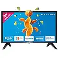 Antteq AB24F1D télévision 24 Pouces (TV 60 cm), Dolby Audio, Triple Tuner DVB-C/T2/S2, CI+, Connexion PC VGA, HDMI, Lecteur multimédia Via USB, Sortie Audio numérique, Mode Hôtel Inclus