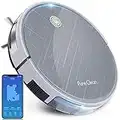 Smart Gyroscope Robot Vacuum Cleaner - Multiroom Navigation Mobile App Control and Alexa Compatible - Auto Charge Dock, 3 Step Air Filter - Cleans Hardwood and Carpet Floor - Pure Clean PUCRC660