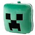 Relaxeazzz CUSH306 Minecraft Creeper Shaped Plush Travel Pillow & Eye Mask