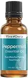 Viva Doria 100% Pure Northwest Peppermint Essential Oil, Undiluted, Food Grade, Made in USA, 30 mL (1 Fluid Ounce)