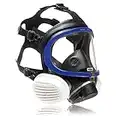 Dräger X-plore 5500 Full Face Mask Respirator + 2x Reusable P3 R filters | Set for Construction, Woodworking, DIY and Work