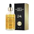 Cutelove Pure 24k Gold Essence Face Serum para hidratar y aclarar la piel, suero antiarrugas y antienvejecimiento