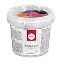 Rayher 3130000 cera gel per candele trasparente contenuto 300gr/ca. 365ml per la realizzazione candele decorative regali Natale bricolage uso semplice