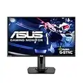 ASUS VG278QR 27” Gaming Monitor 165Hz Full HD (1920 x 1080) 0.5ms G-SYNC Eye Care DisplayPort HDMI DVI, Black