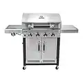 Char-Broil Advantage Series 445S - Gril à gaz 4 feux avec brûleur latéral, acier inoxydable.