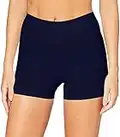 iloveSIA Short Jegging Femme Sport Pantalons Femme Capri Fitness Sportif Shorty Bleu Profond,Taille M