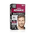 Llongueras Men Advance Tinte de Cabello Hombre, 2 en 1 Cabello, Barba y Bigote (#5 Castaño Claro)