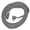 Heavy Duty Extension Cord Wire Gray for Air Conditioner Refrigerator and Major Appliances Indoor and Outdoor Use 25 Feet Grey 3 Pronged Cord