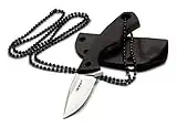 TONIFE Neck Knife Mini Outdoor Survival Taschenmesser, Feststehend EDC Messer, Hohe Härte Scharfes Klinge 43mm Tragbares Halsmesser mit Kydexscheide und Kugelkette