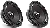 (2) Skar Audio FSX65-4 300-Watt 6.5-Inch 4 Ohm MID-Range Loudspeakers - 2 Speakers