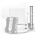 Amazboost Indoor Cell Phone Signal Booster for Home,Supports 5,000 SQ FT Area,All U.S. Carriers - Compatible with Verizon, AT&T, T-Mobile, Sprint & More-FCC Approved 5G 4G 3G Cell Phone Booster