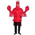 Unisex Adult Lobster Fancy Jumpsuit Lobster Costume for Adults Deluxe Lobster Costume for Women Unisex Adults Food Costume