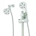 Speakman VS-123014 Caspian Dual Anystream Shower Head Combo System with Adjustable Slide Bar, Polished Chrome by Speakman