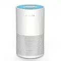 PURITIX Air Purifier with True HEPA, 23dB Quiet Desktop Home Air Purifiers with Timer, Child Lock for Smoke, Pet Dander, Odors