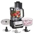 Hamilton Beach Stack & Snap Food Processor and Vegetable Chopper, BPA Free, Stainless Steel Blades, 14 Cup + 4-Cup Mini Bowls, 3-Speed 500 Watt Motor, Black (70585)