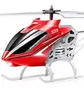 SYMA RC Helicopter, S39 Aircraft with 3.5 Channel,Bigger Size, Sturdy Alloy Material, Gyro Stabilizer and High &Low Speed, Multi-Protection Drone for Kids and Beginners to Play Indoor-Red