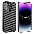 MONOCARBON Carbon Fiber Case for iPhone 14 Pro Max 6.7'' [Military Grade Drop Protection] Compatible with Magsafe Slim & Durable Anti-Scratch iPhone 14 Pro Max Cover