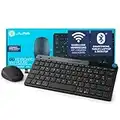 JLab Go Bundle Tastatur Maus Set Kabellos - Bluetooth Maus und Tastatur Klein mit 2,4 GHz Funk, Multi-Device Funktastatur mit Maus, Wireless Keyboard & Mouse für Mac/PC/Tablet/iPad/Laptop/Android