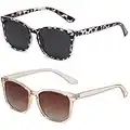 DUSHINE Polarized Sunglasses for Women Classic Retro Style 100% UV Protection